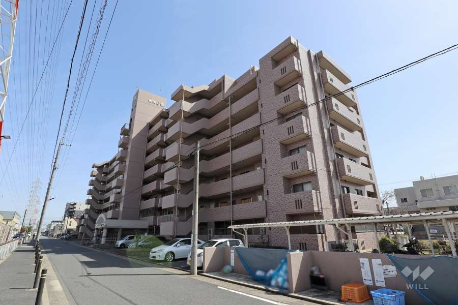 宝マンション善南公園の外観（北西側から）