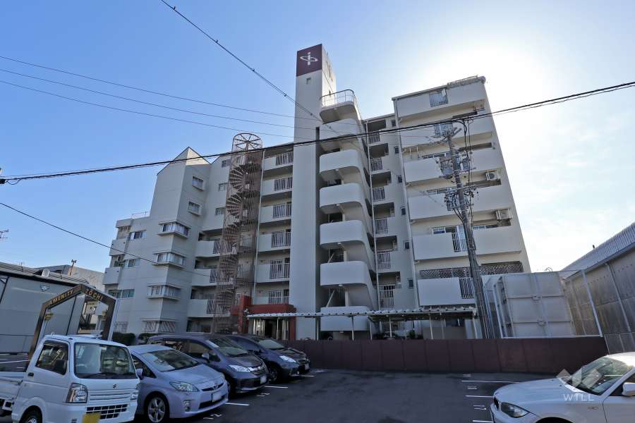 アメニティ当知の外観（北側から）