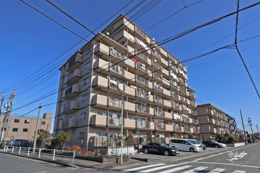 ニューコーポ当知の外観（南西側から）
