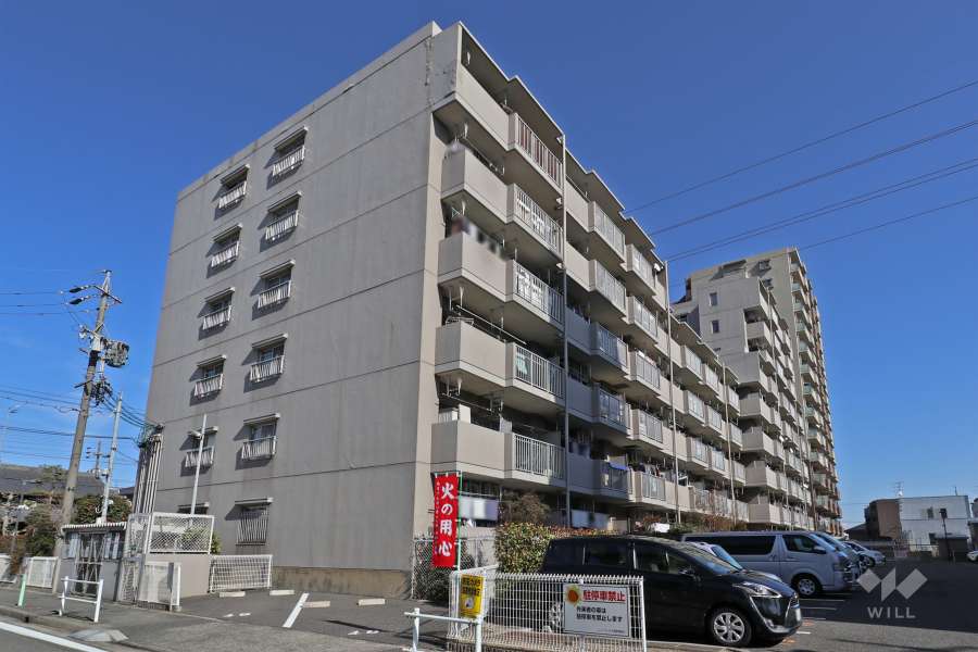 ニューコーポ入場一番館の外観（南西側から）