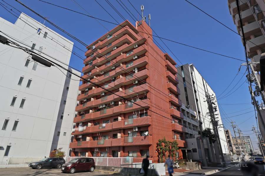 アークヒルズ入船の外観（南東側から）