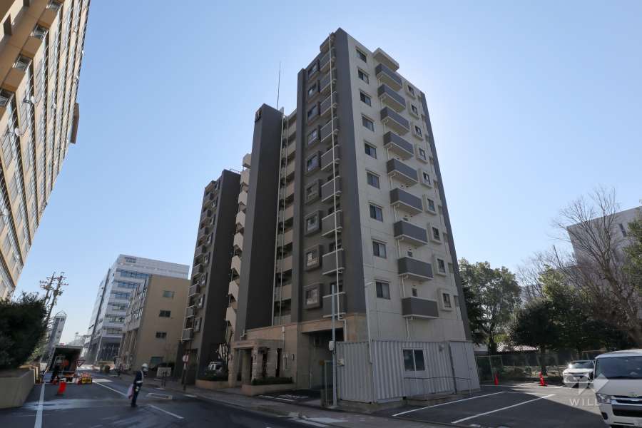 グランコート名古屋港の外観（北西側から）