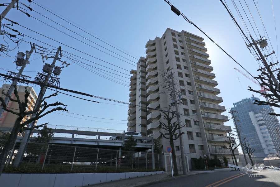 ライオンズ名古屋港レジデンスの外観（北西側から）