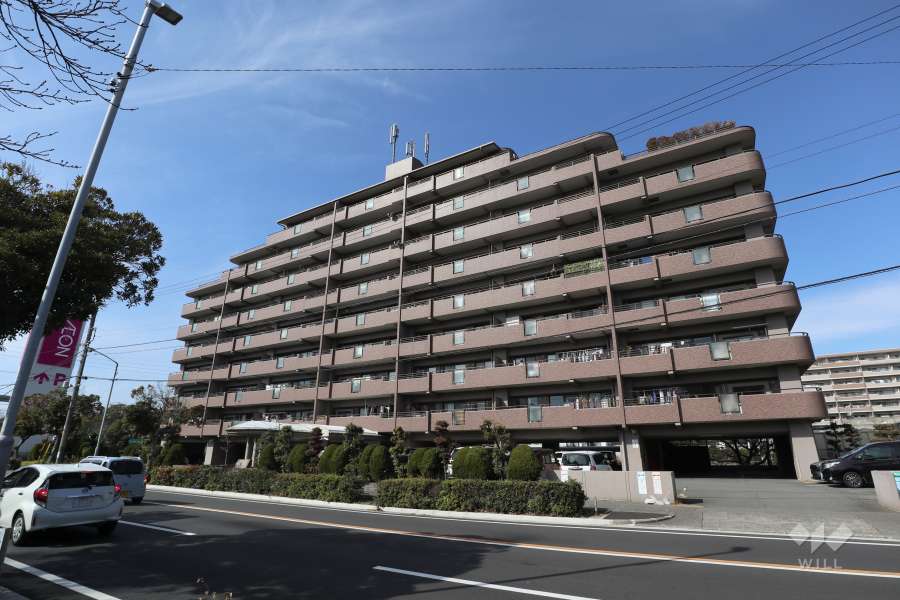 ラビデンス荒子川公園1番館の外観（南東側から）