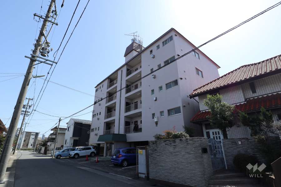 コーポ稲永北館の外観（北西側から）