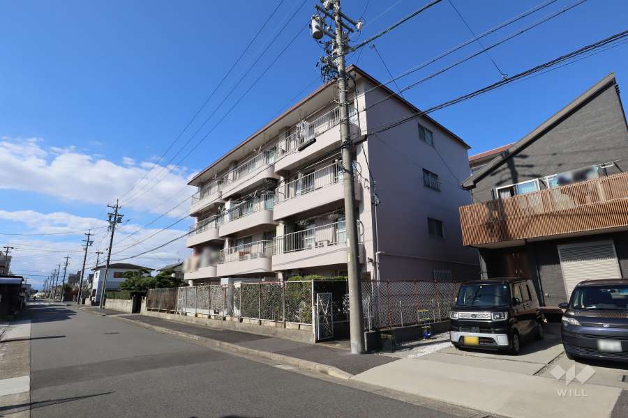 コーポ稲永の外観（南東側から）