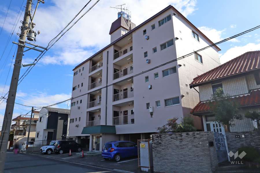 コーポ稲永の外観（北西側から）