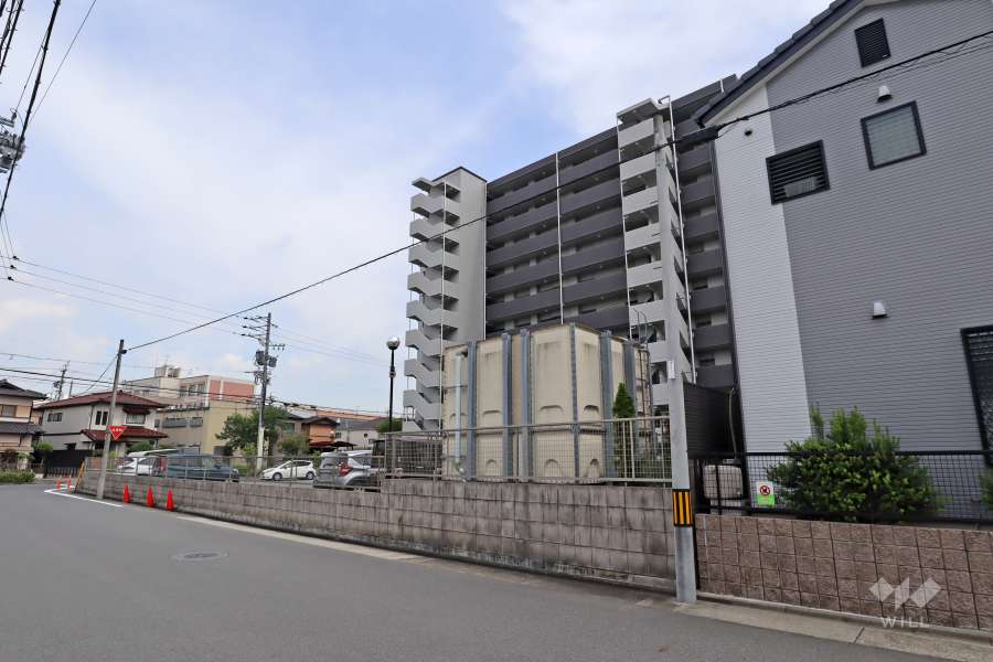 ロフティ宝神ファインステージの外観（北西側から）