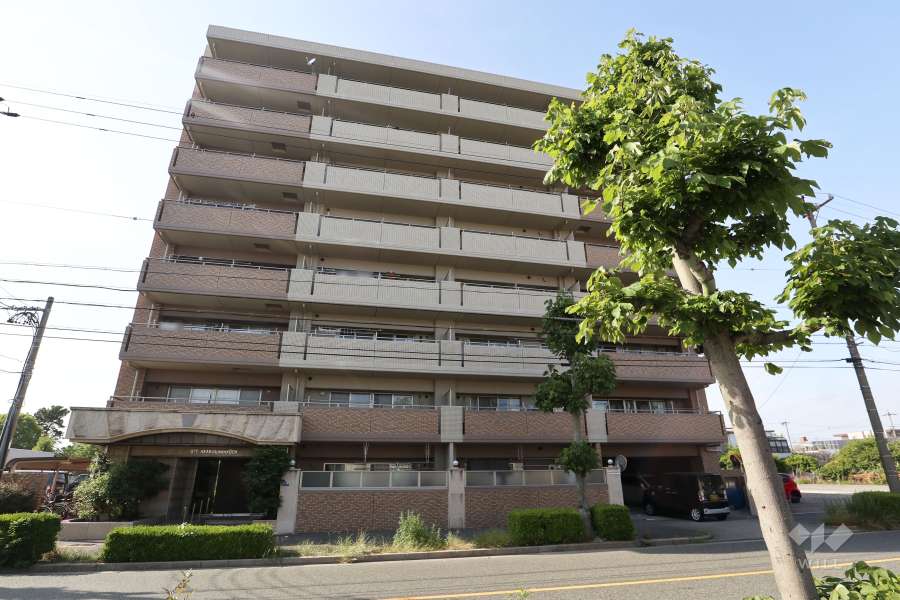 グランコート荒子川公園の外観（南側から）