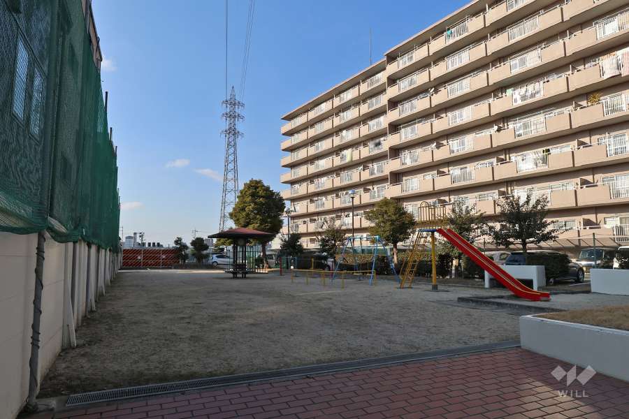 敷地南側の公園