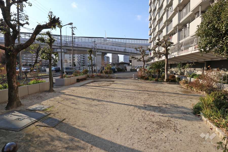 敷地内の共用広場
