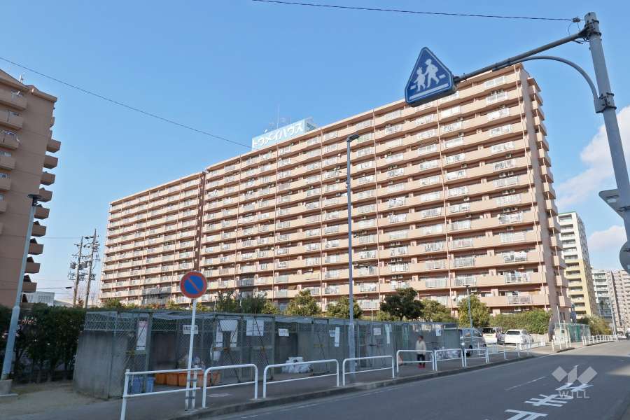 スペリアシティ名南アネックス1の外観（南東側から）