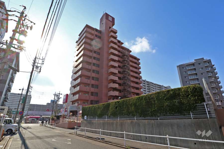 スペリアシティ名南アネックス3の外観（北東側から）