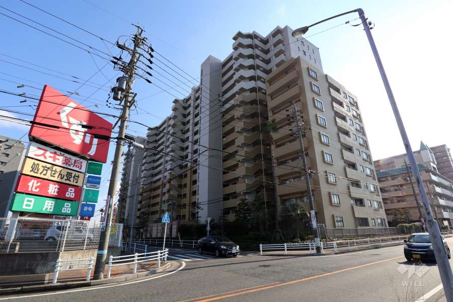 センチュリースクエア木場の外観（北西側から）