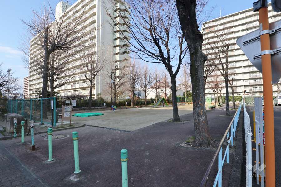 敷地に隣接する『木場公園』