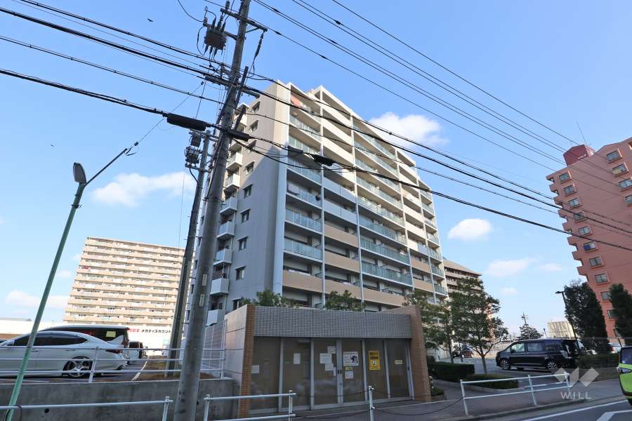 リビオ木場の外観（南西側から）