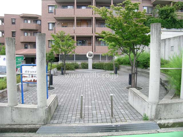敷地と隣接する公園