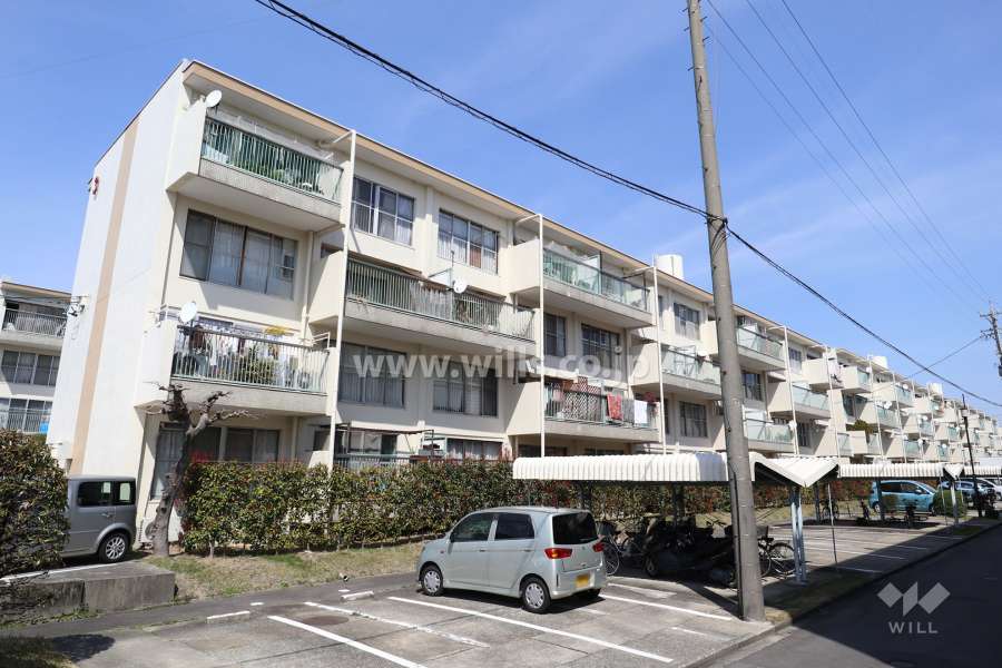 大森西住宅3号棟の外観（南西側から）