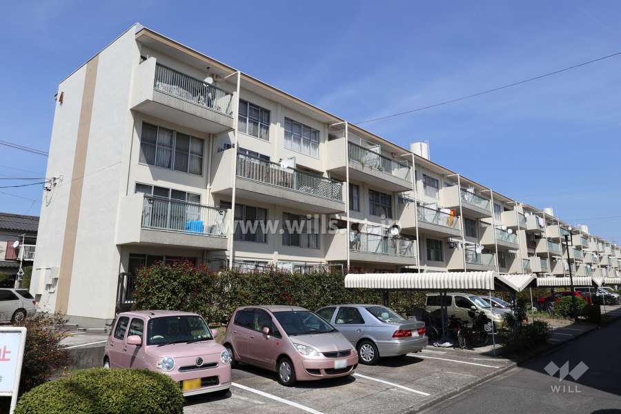 大森西住宅4号棟の外観（南西側から）