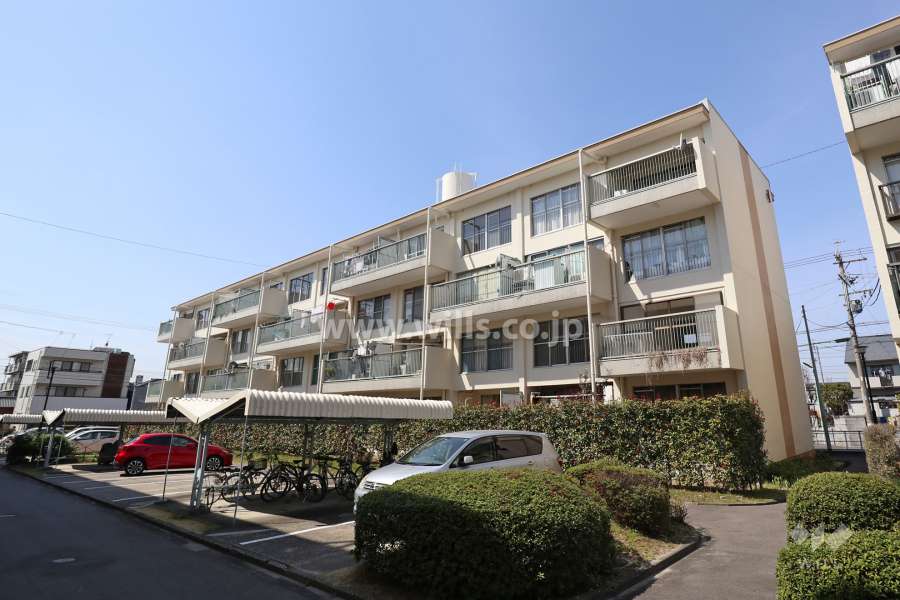 大森西住宅4号棟の外観（南東側から）