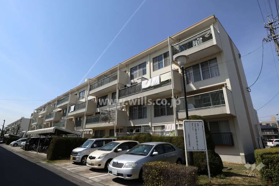 大森西住宅9号棟の外観（南東側から）