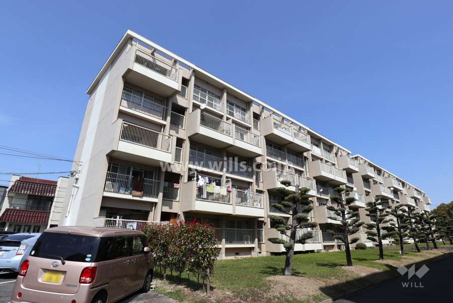 大森東住宅12号棟の外観（南西側から）
