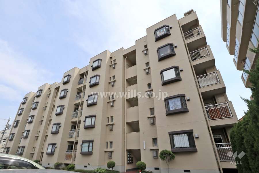 幸心西住宅3号棟の外観（北西側から）