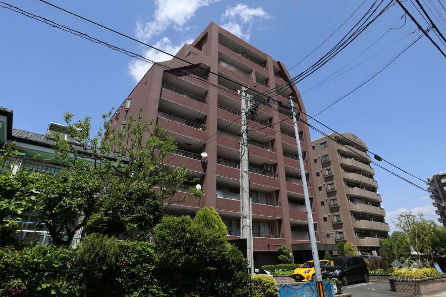 ユニーブル廿軒家の外観（南西側から）