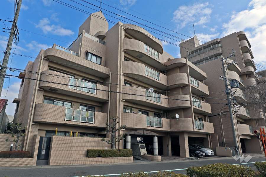 コンセール藤ヶ丘七番館の外観（南西側から）