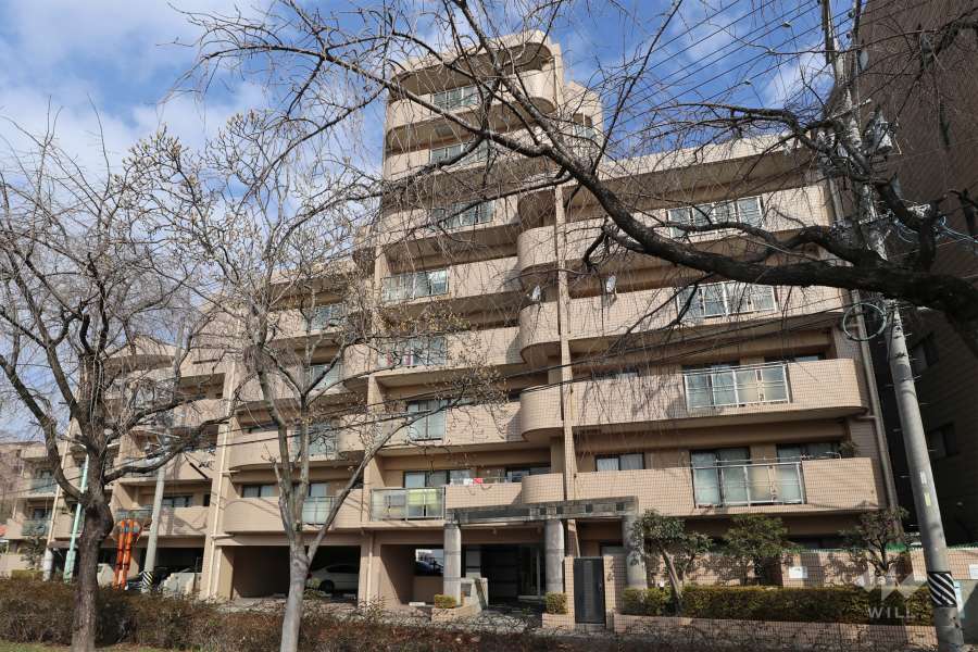 コンセール藤ヶ丘六番館の外観（南側から）
