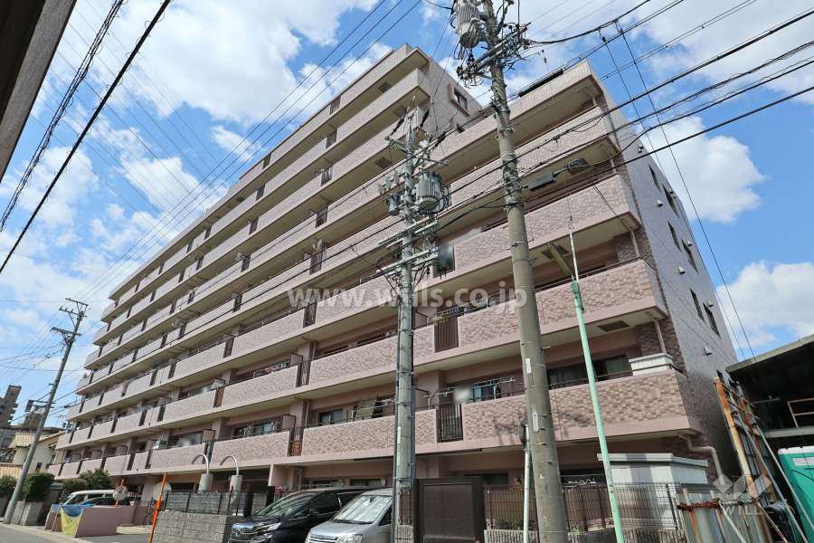 宝マンション千代田橋第3の外観（南東側から）