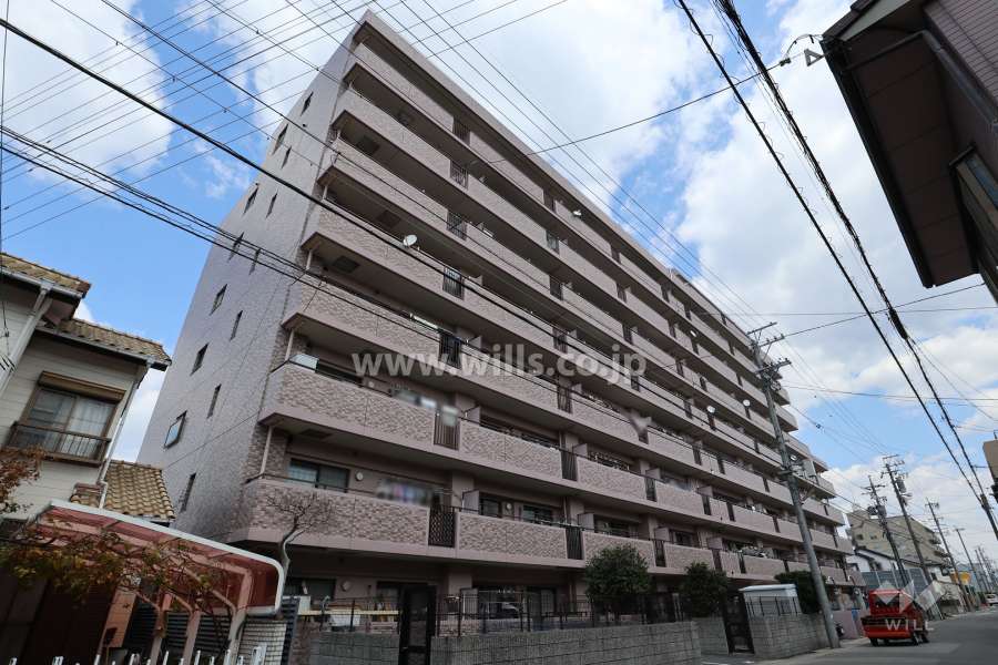 宝マンション千代田橋第3の外観（南西側から）