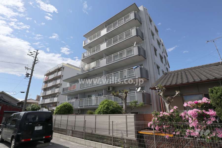 和光小幡マンションの外観（南東側から）