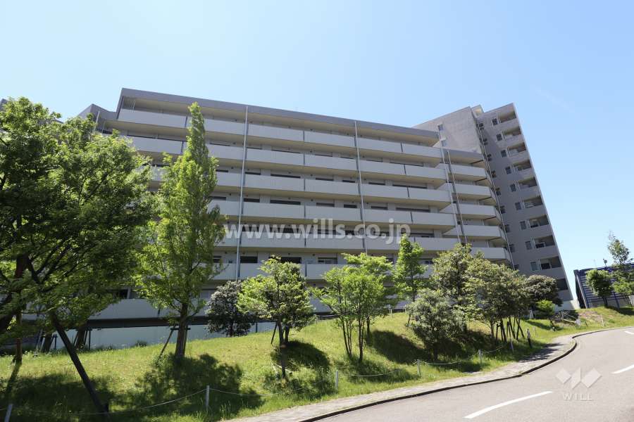 パークシティザウイングス東棟の外観（北東側から）