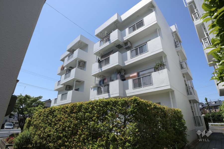 森孝台住宅1号棟の外観（南東側から）