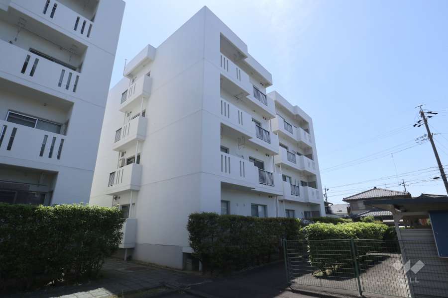 森孝台住宅1号棟の外観（北東側から）