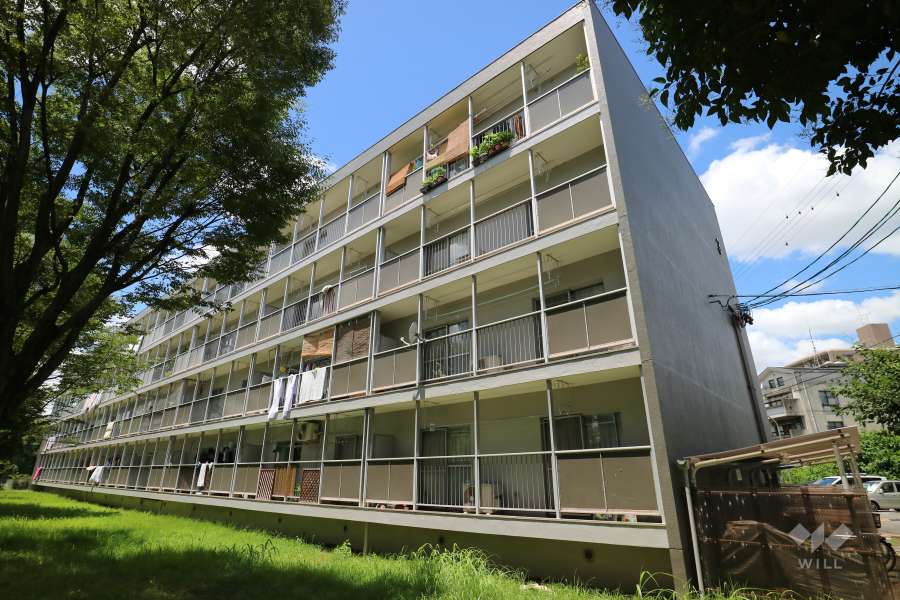 森孝東住宅3号棟の外観(東側から)