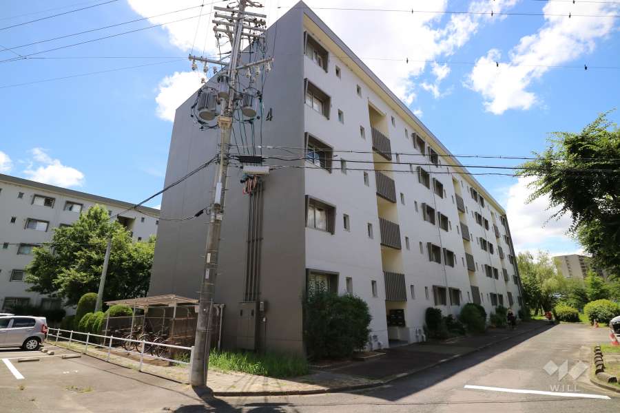 森孝東住宅4号棟の外観(北側から)