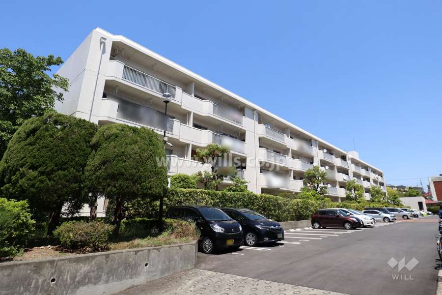 西城住宅2号棟の外観（南西側から）