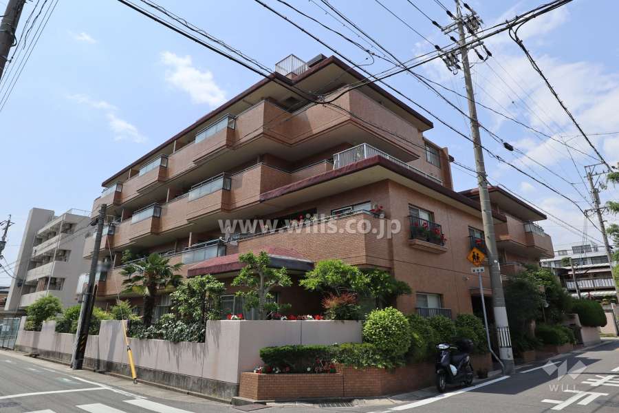 エスポア瓢箪山の外観（南東側から）