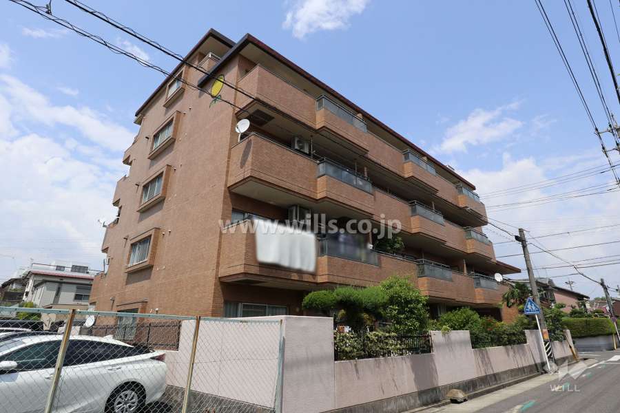 エスポア瓢箪山の外観（南西側から）