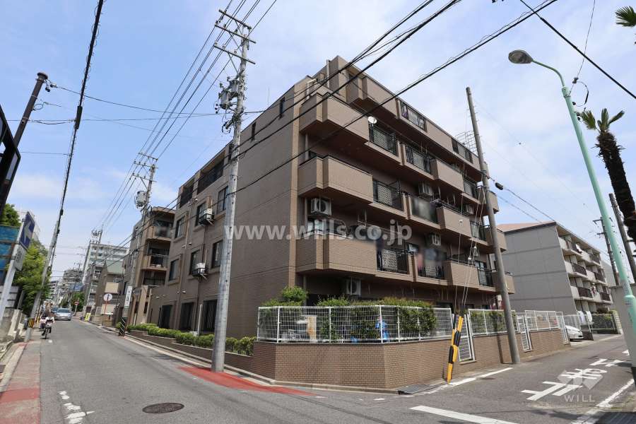 フォアセゾン瓢箪山の外観（南西側から）