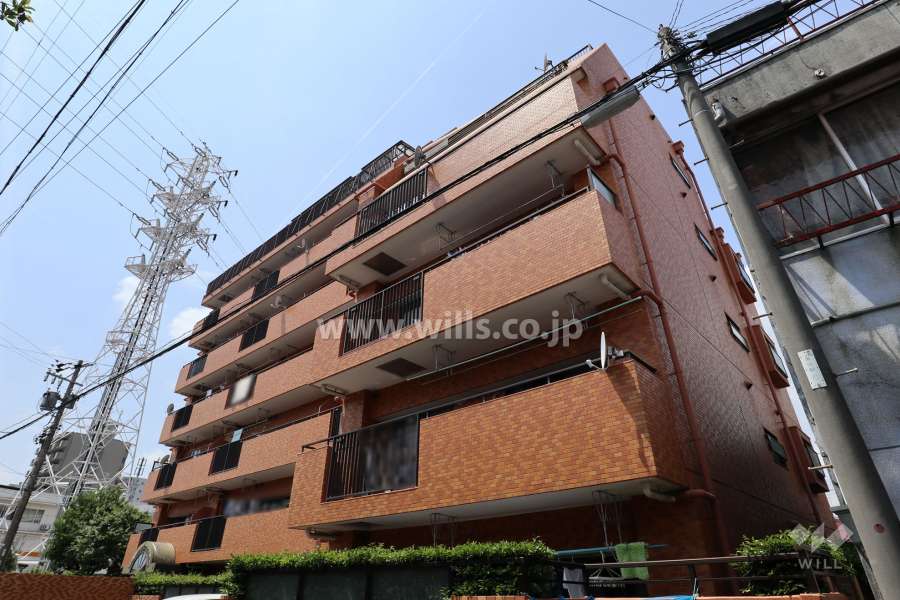 ライオンズマンション瓢箪山第3の外観（南東側から）