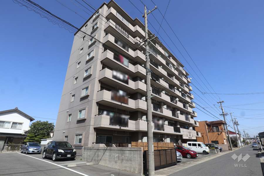 宝マンション新守山第3の外観（南西側から）