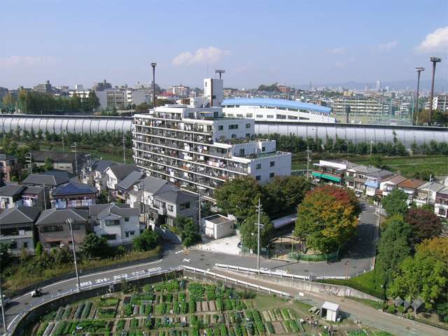 周辺は緑豊な住環境