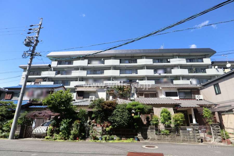 喜多山住宅の外観（南側から）