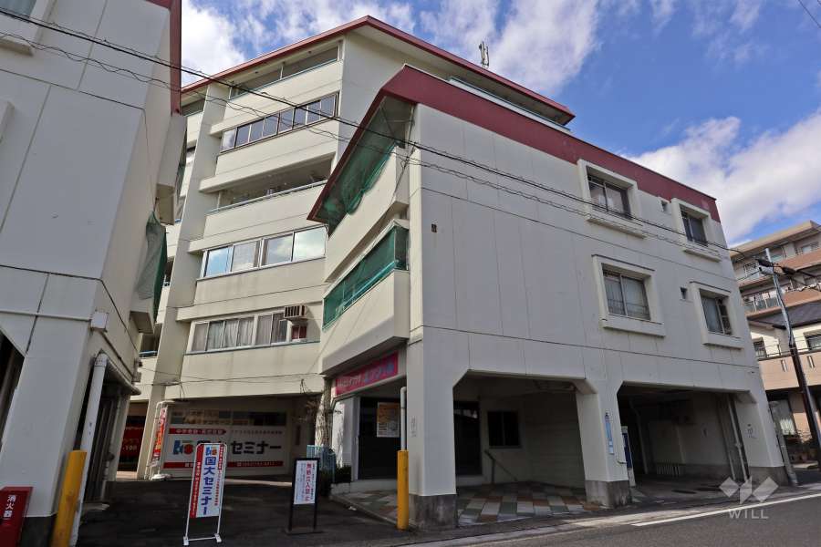 「第1緑ヶ丘コーポラス北棟」の外観（東側から）