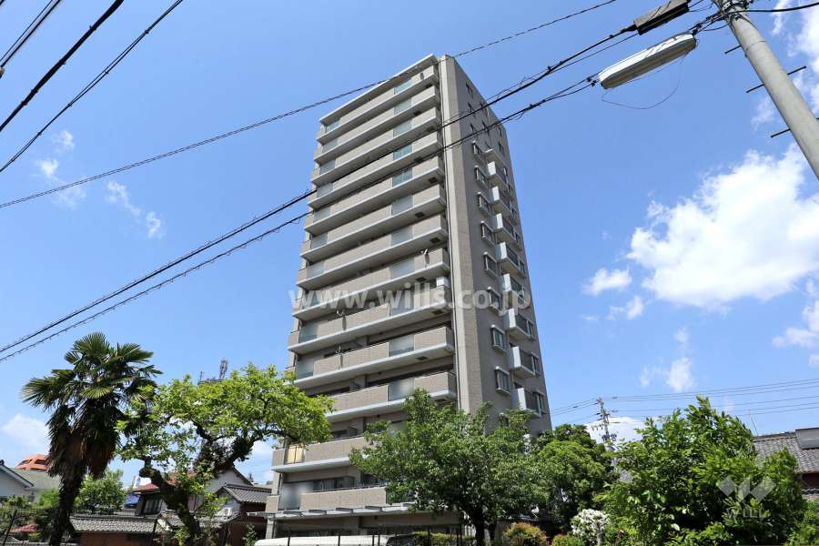 野村ステイツ瓢箪山ファーストプレイスの外観（南東側から）