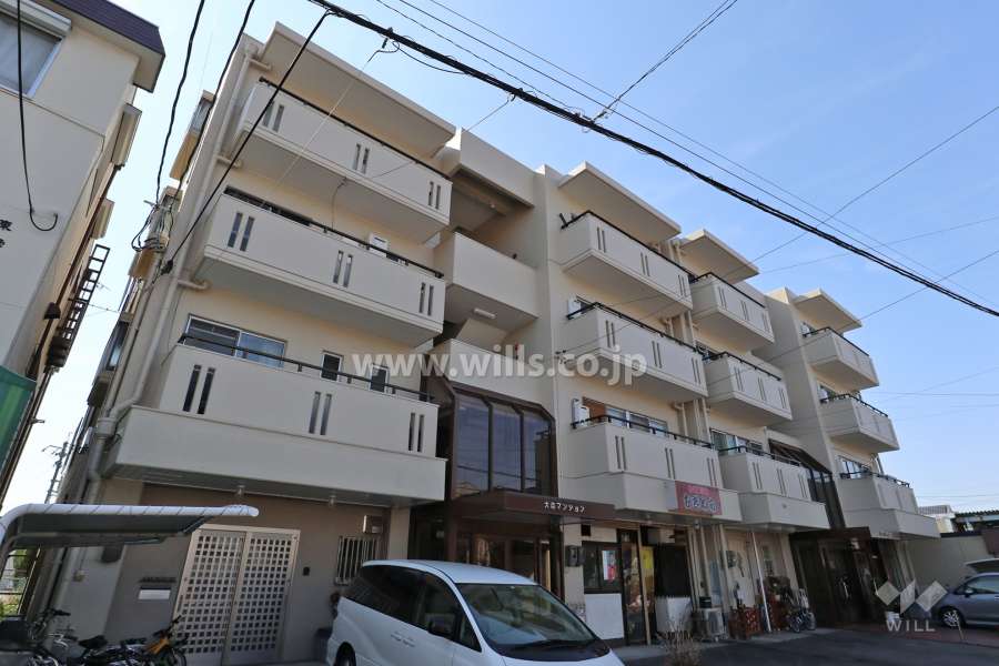 大森マンションの外観（北東側から）