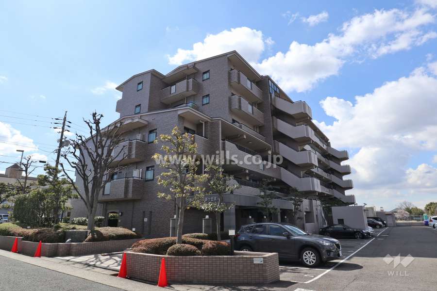 グリーンハイツ藤ヶ丘北の外観（北東側から）